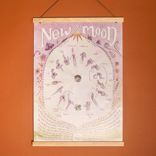 New Moon Yoga - Rabbit's Pose