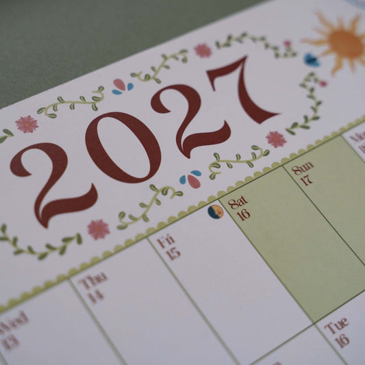 2027 | Wall Planner | Prarie