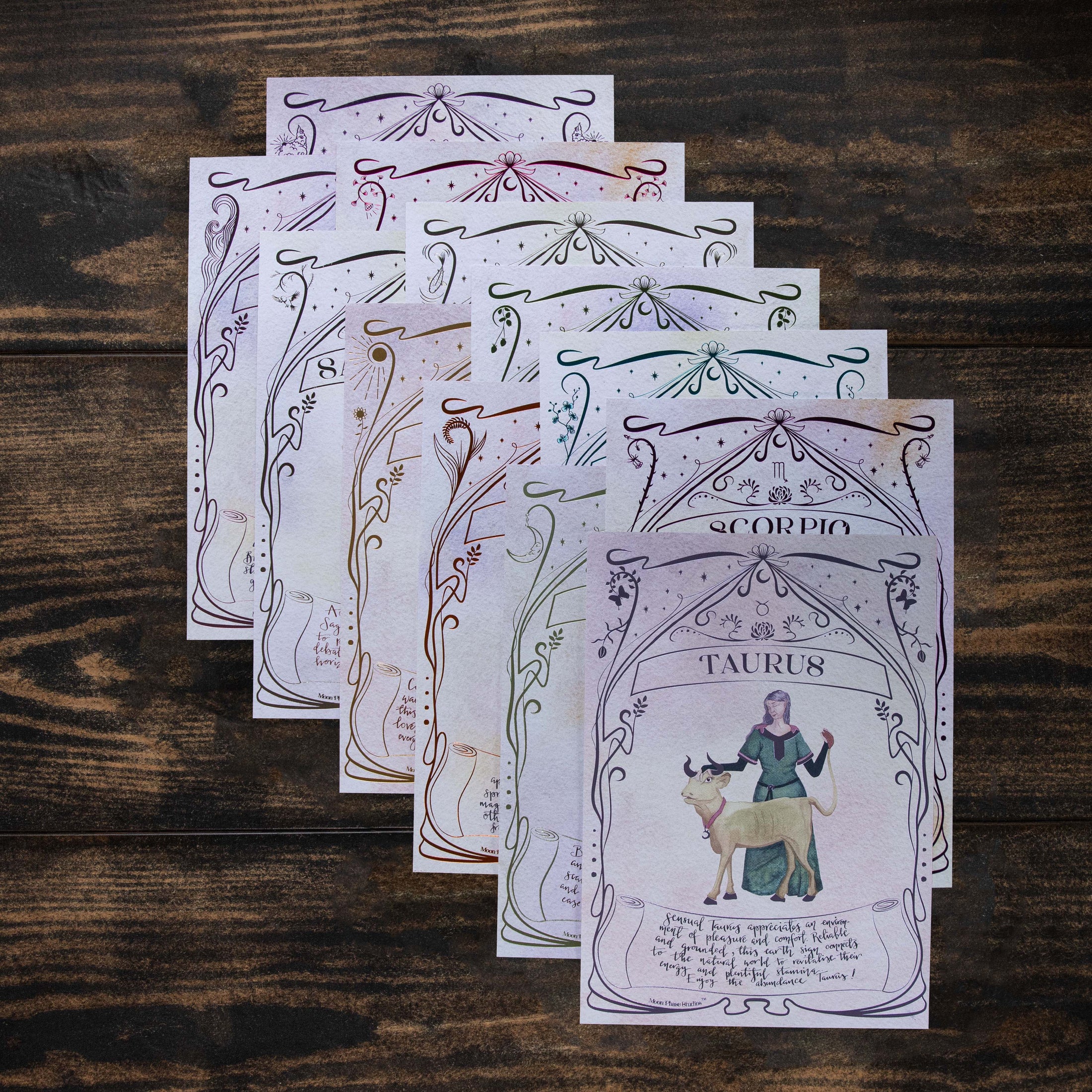 Zodiac Prints | All 12 | Celestia