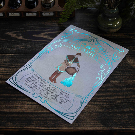 Aquarius Zodiac Print