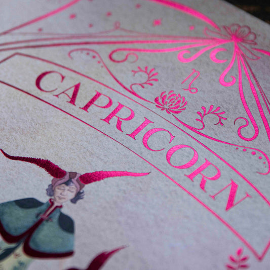 Capricorn Zodiac Print