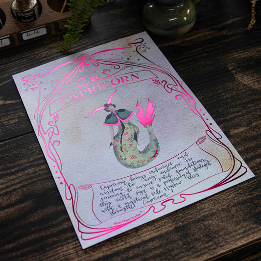 Capricorn Zodiac Print