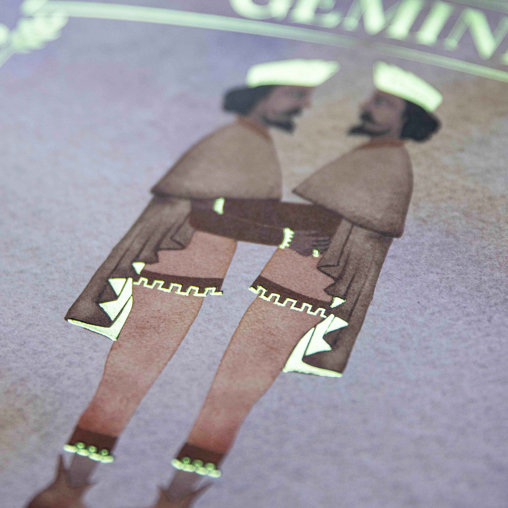 Gemini Zodiac Print