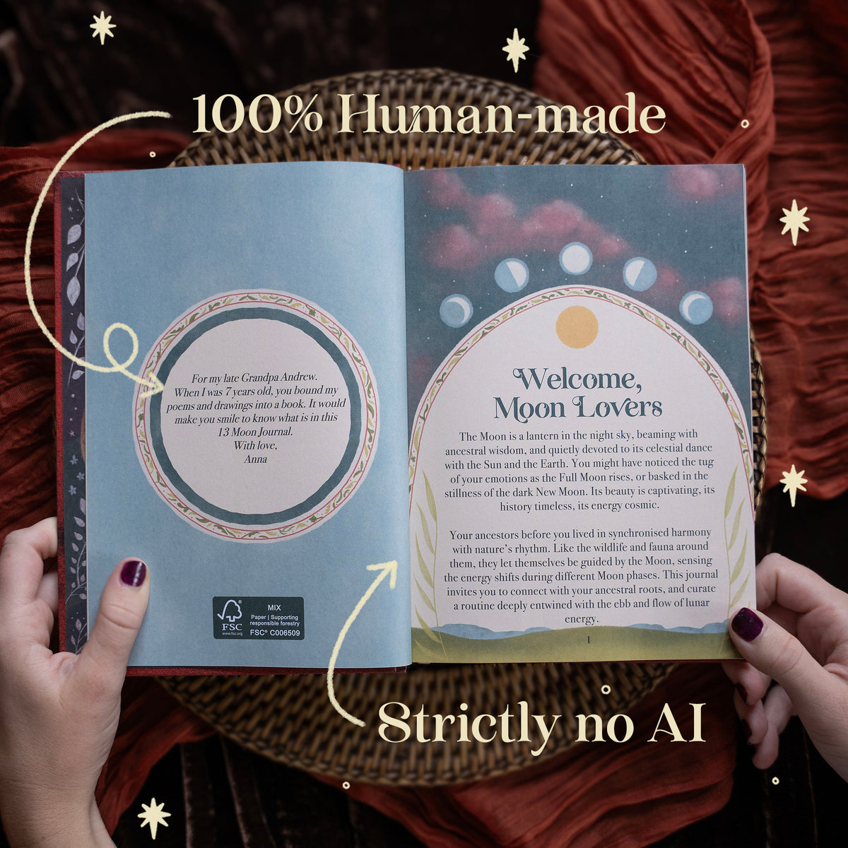 2027 | Complete Moon Collection | 13 Moon Journal