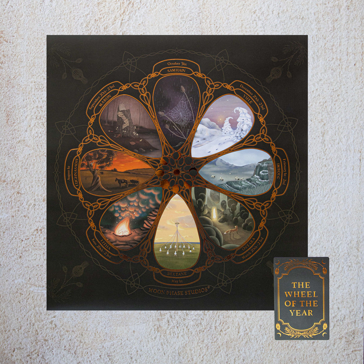 Pagan Wheel of the Year Print