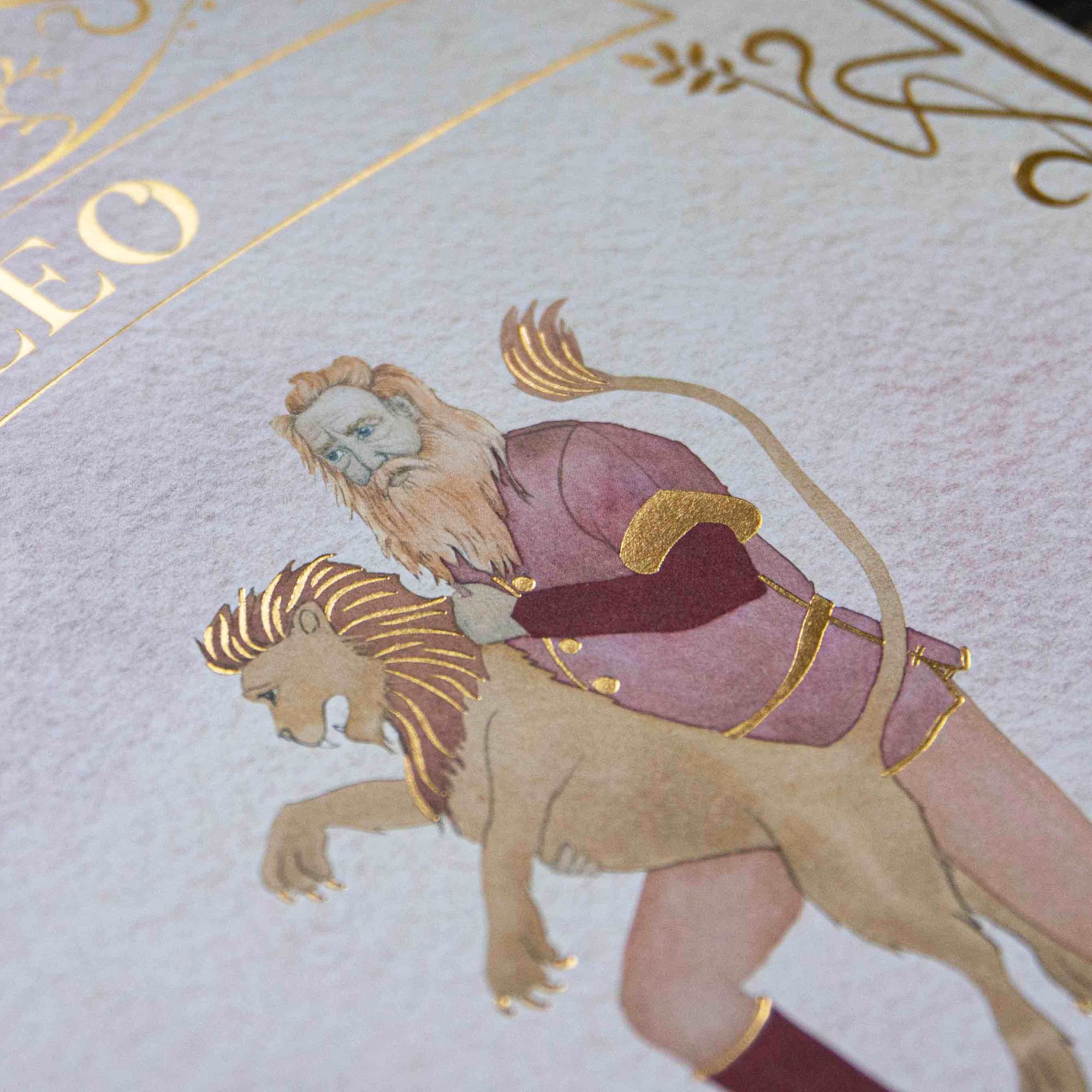 Leo Zodiac Print