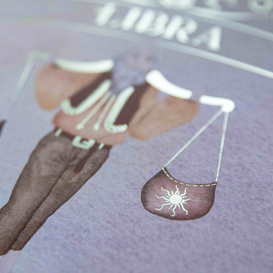 Libra Zodiac Print