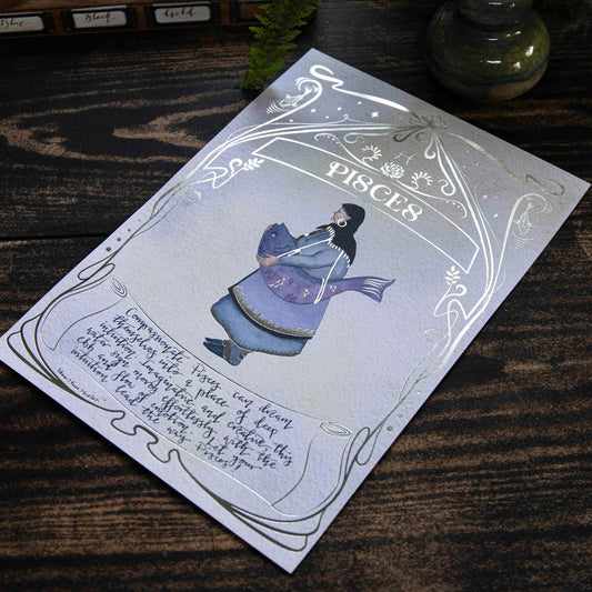 Pisces Zodiac Print