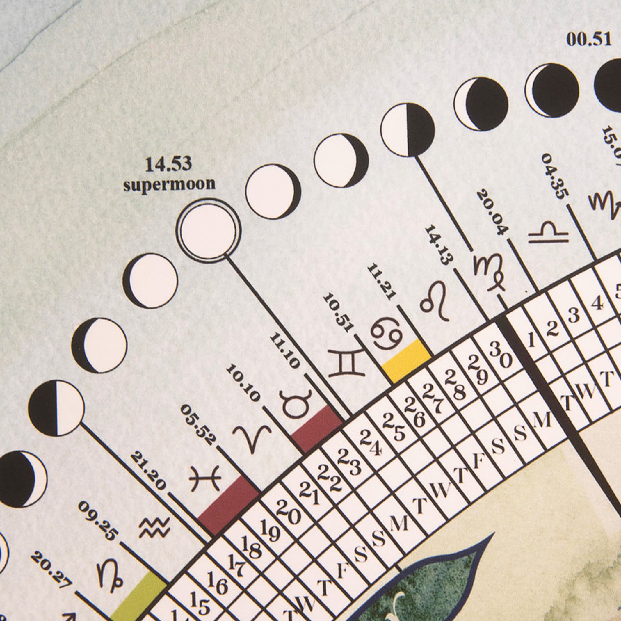 2026 | Large Moon Calendar – Moon Phase Studios