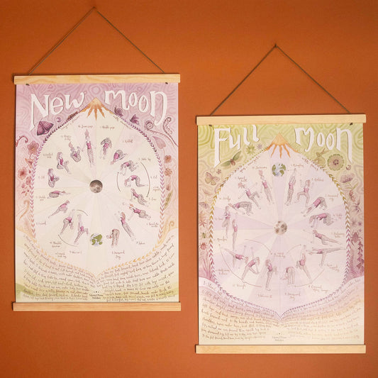 Yoga Print | New & Full Moon