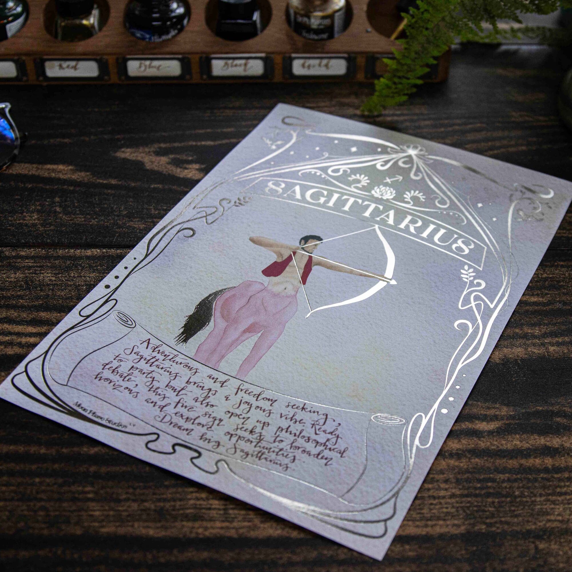Sagittarius Zodiac Print
