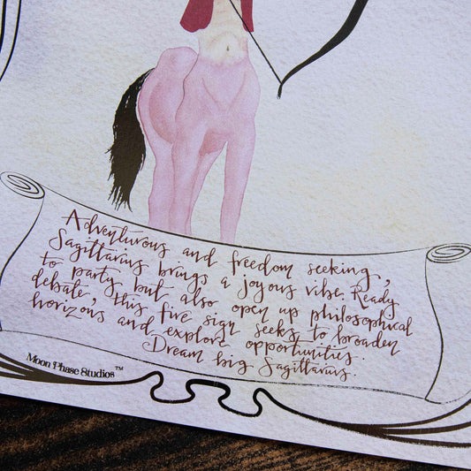 Sagittarius Zodiac Print