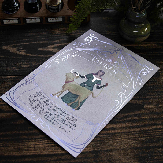 Taurus Zodiac Print