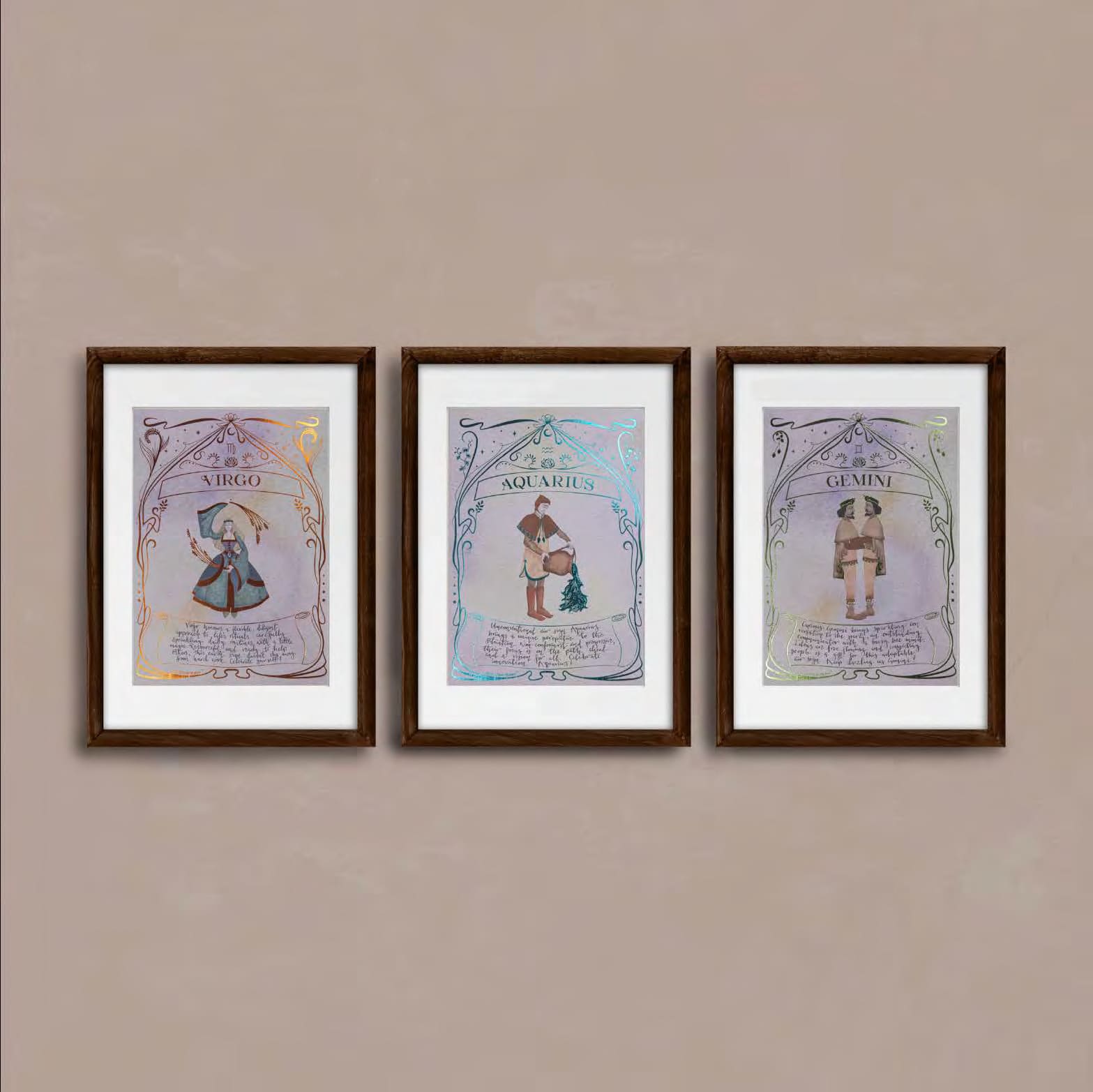 Zodiac Prints | All 12 | Celestia