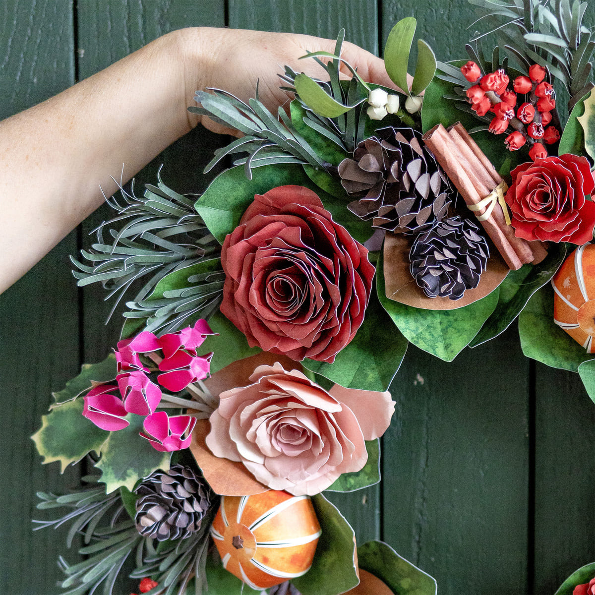 Christmas Wreath | Bouquet in a Book