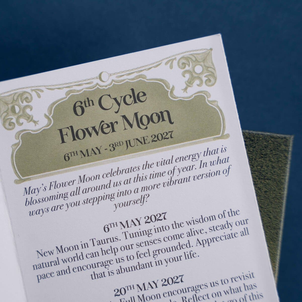 Travel Planner & Moon Guide | 13 Moon Journal | Dateless