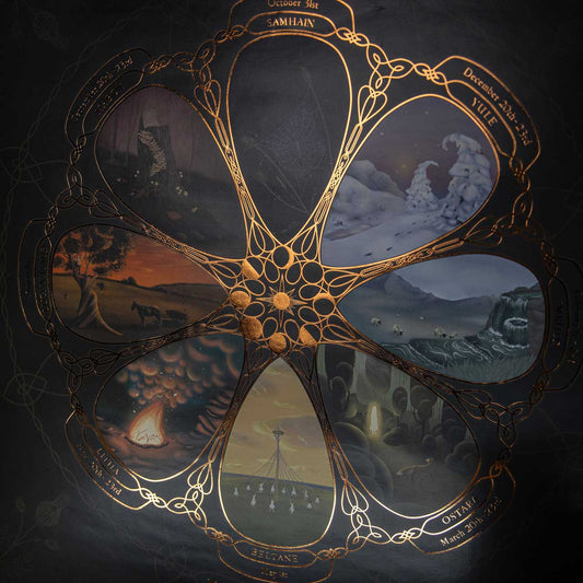 Pagan Wheel of the Year Print