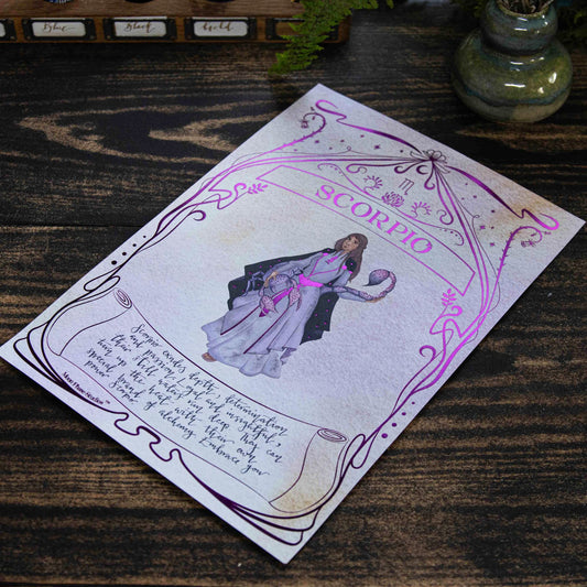 Scorpio Zodiac Print