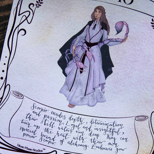 Scorpio Zodiac Print