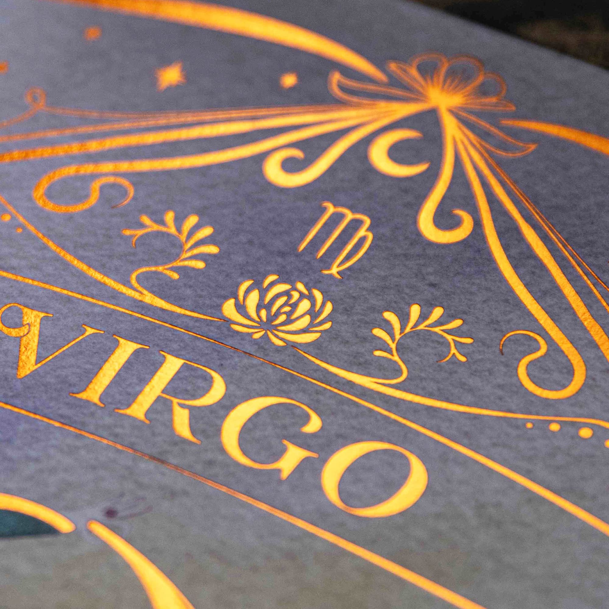 Virgo Zodiac Print – Moon Phase Studios