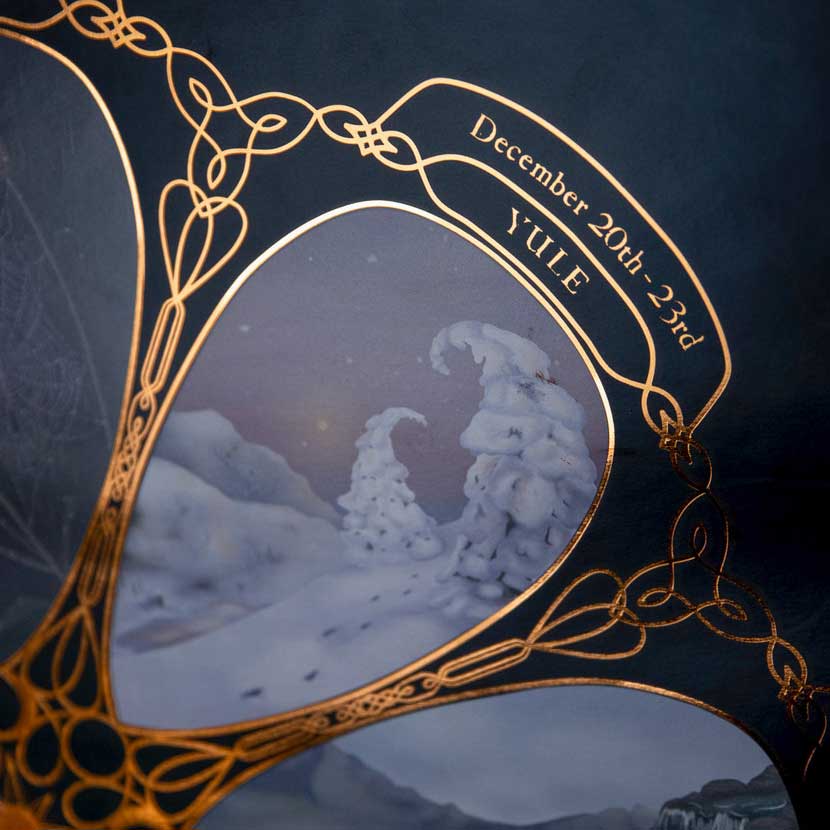 Pagan Wheel of the Year Print